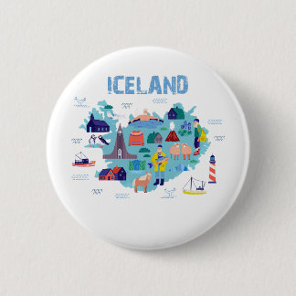 Islandkarte Button