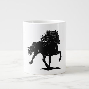 Islandpferd im Tölt Jumbo-Tasse