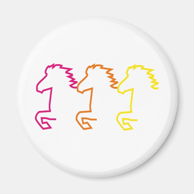 Islandpferd Magnet (Vorne)