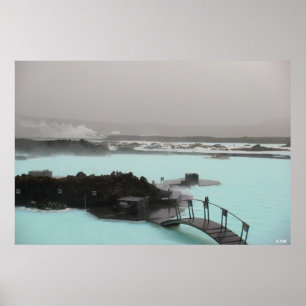 Islands blaue Lagune Poster
