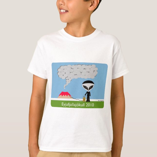 Islands Vulkan 2010 Kid T-Shirt (Vorderseite)