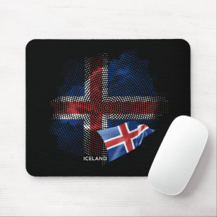 Islandsflagge Mousepad