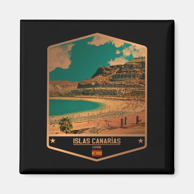 Islas Canarias Magnet (Vorne)