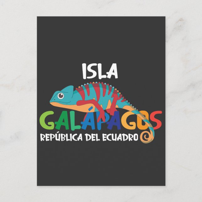 Islas Galapagos Inseln Ecuador Exotische Tiere Postkarte (Vorderseite)