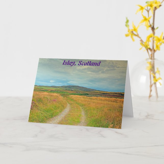 Islay, Schottland Karte (Gelbe Blume)