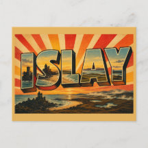 Islay Schottland Vintage Reise Kunst