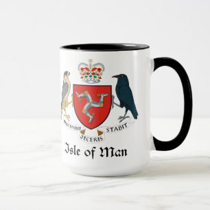 ISLE OF MAN - Emblem/Flagge/Symbol/Wappen Tasse