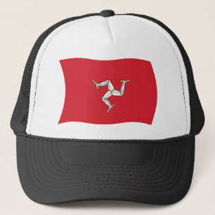 Isle of Man Flag Hat Truckerkappe