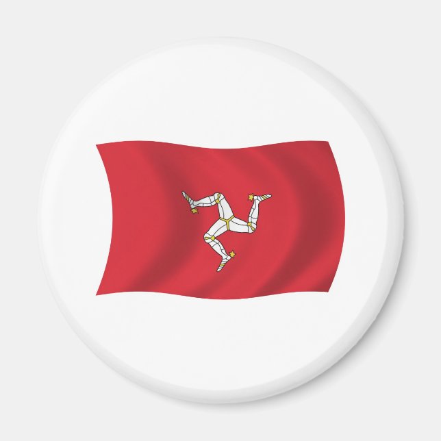 Isle of Man Flag Magnet (Vorne)