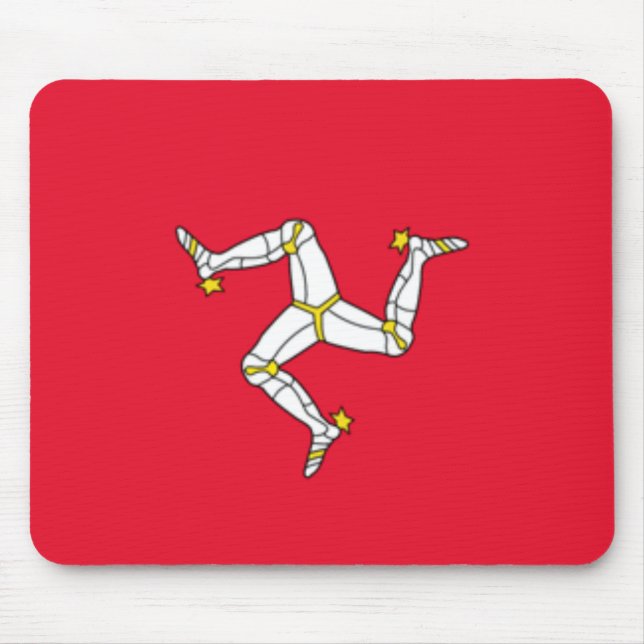 Isle of Man Flag Mousepad (Vorne)