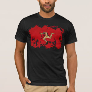 Isle of Man-Flagge T-Shirt
