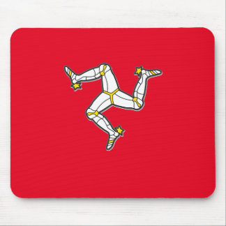 Isle of Man Manx Flag 3 Legs Man Triskelion Mousepad