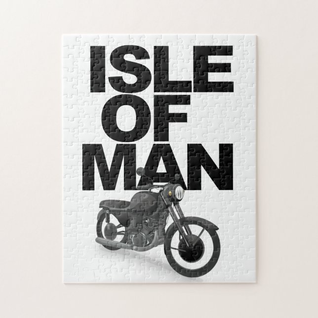 Isle of Man Motorradfahrer (Vertikal)
