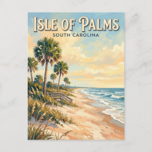 Isle of Palms South Carolina Postkarte