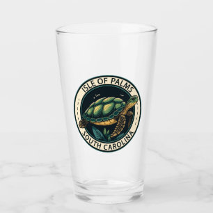 Isle of Palms South Carolina Turtle Abzeichen Glas