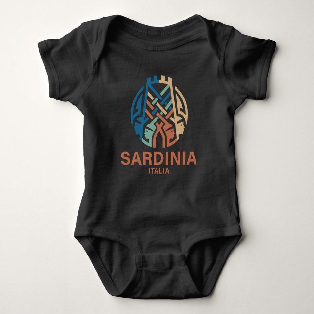 Isle of Sardinia Italy Baby Strampler (Vorderseite)