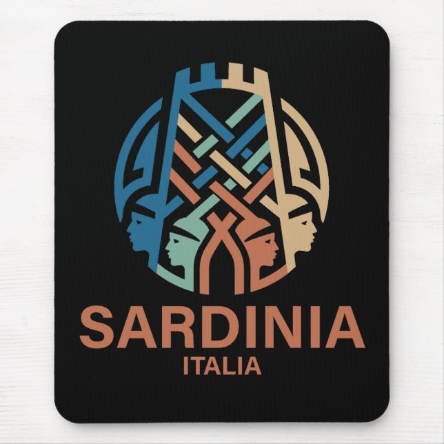 Isle of Sardinia Italy Mousepad (Vorne)