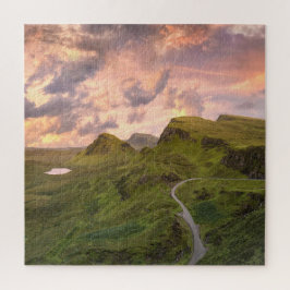 Isle of Sky Sunset Scotland Square Foto