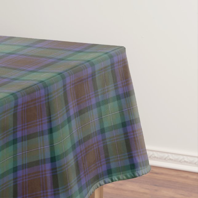 Isle of Skye Tartan Kariertes grünes Muster Tischdecke (Beispiel)