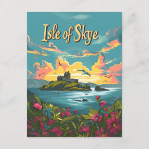 Isle of Skye Vintage-Kunst Postkarte