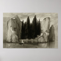 Isle of the Dead - Böcklin Dark Art Print
