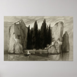 Isle of the Dead - Böcklin Dark Art Print Poster
