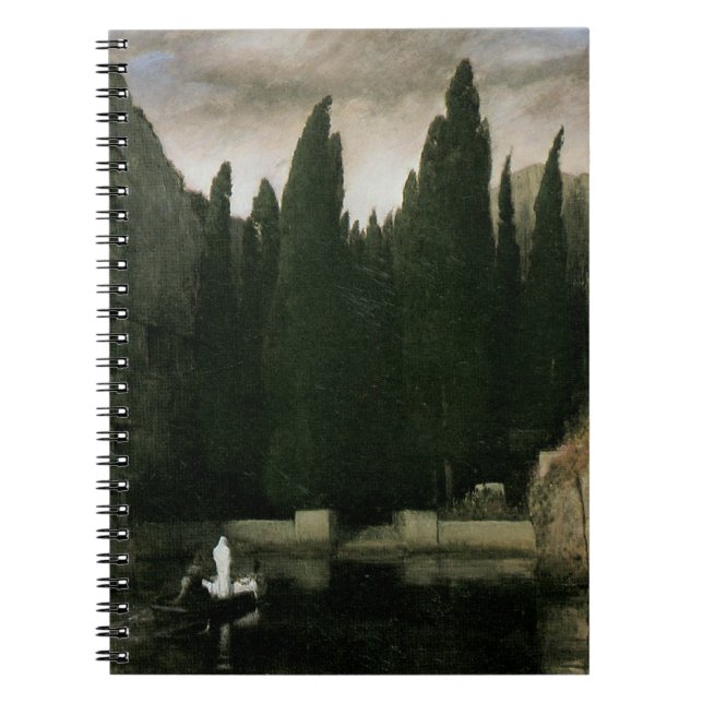 Isle of the Dead by Arnold Bocklin, Symbolismus Ar Notizblock (Vorderseite)