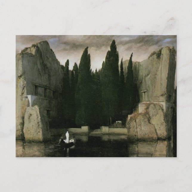 Isle of the Dead by Arnold Bocklin, Symbolismus Ar Postkarte (Vorderseite)