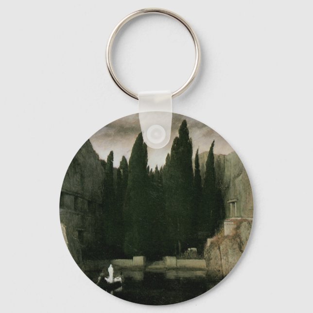 Isle of the Dead by Arnold Bocklin, Symbolismus Ar Schlüsselanhänger (Vorderseite)