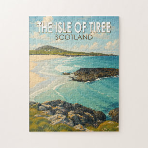 Isle of Tiree Schottland Illustration Reise Kunst
