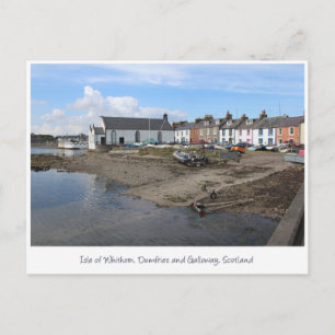 Isle of Whithorn Harbour, Galloway, Schottland Postkarte