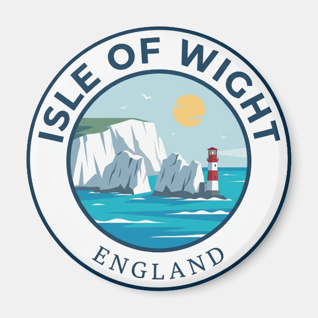 Isle of Wight England Magnet (Vorne)