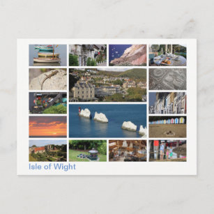Isle of Wight Multi-Image 2 Postkarte