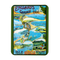 Isle of Wight Travel Poster Postcard