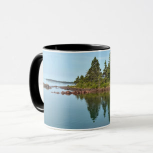 Isle Royale Malone Bay Steg und glatter Lake  Tasse