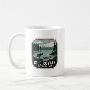 Isle Royale National Park Kanu-Abzeichen Kaffeetasse