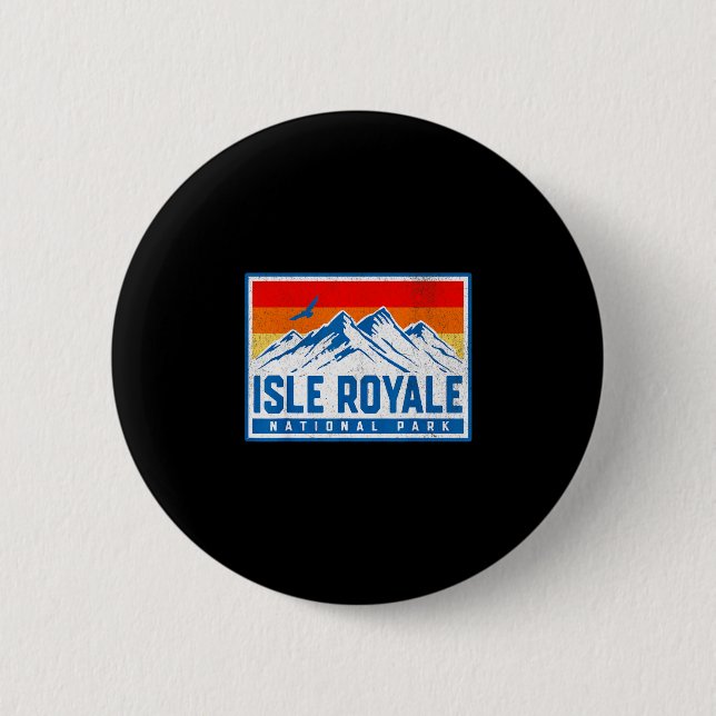 Isle Royale Nationalpark  Button (Vorderseite)