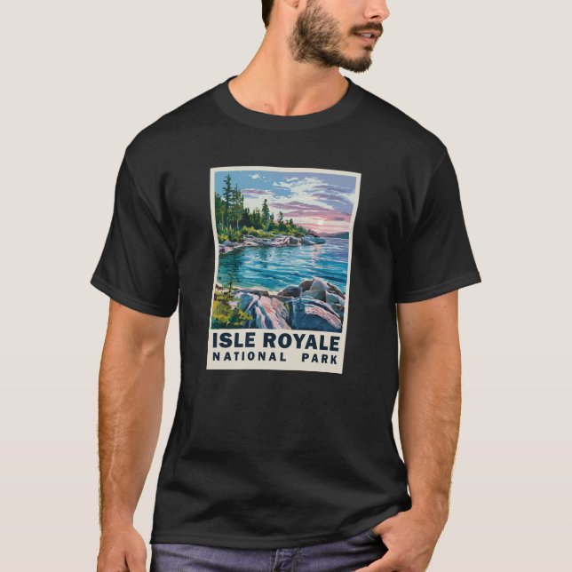 Isle Royale Nationalpark California T-Shirt (Vorderseite)