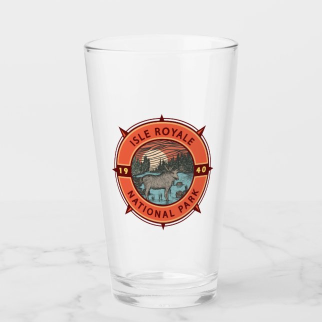 Isle Royale Nationalpark Locarno Glas (Vorderseite)