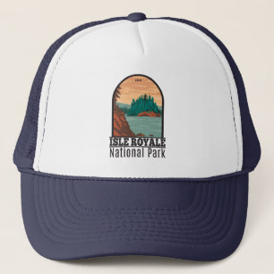 Isle Royale Nationalpark Michigan Vintag Truckerkappe