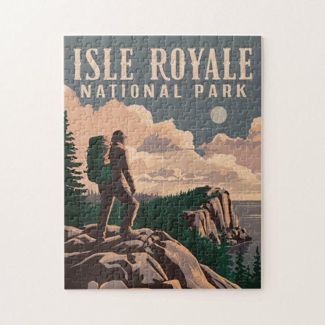 Isle Royale Nationalpark Zurpackung Reisen Art (Vertikal)
