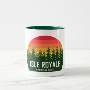 Isle Royale Nationalpark Zweifarbige Tasse