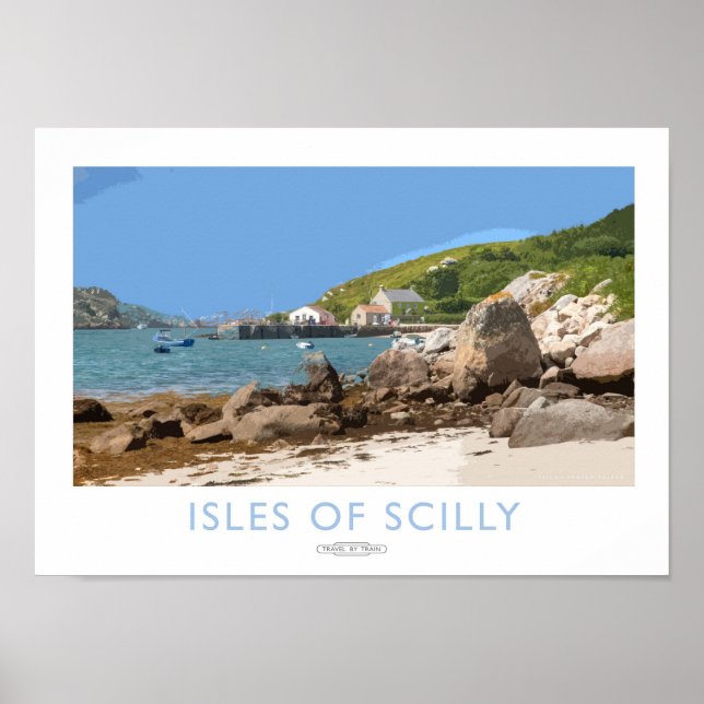 Isles of Scilly Railway Poster (Vorne)