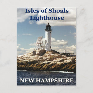 Isles of Shoals Leuchtturm, New Hampshire Postkart Postkarte