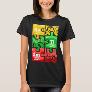 Ism Puzzle Chemistry Time Table Elements Autismus  T-Shirt