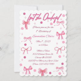 Isn't She Onderful First Birthday Invitation Einladung