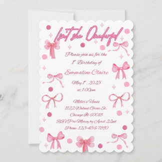 Isn't She Onderful First Birthday Invitation Einladung