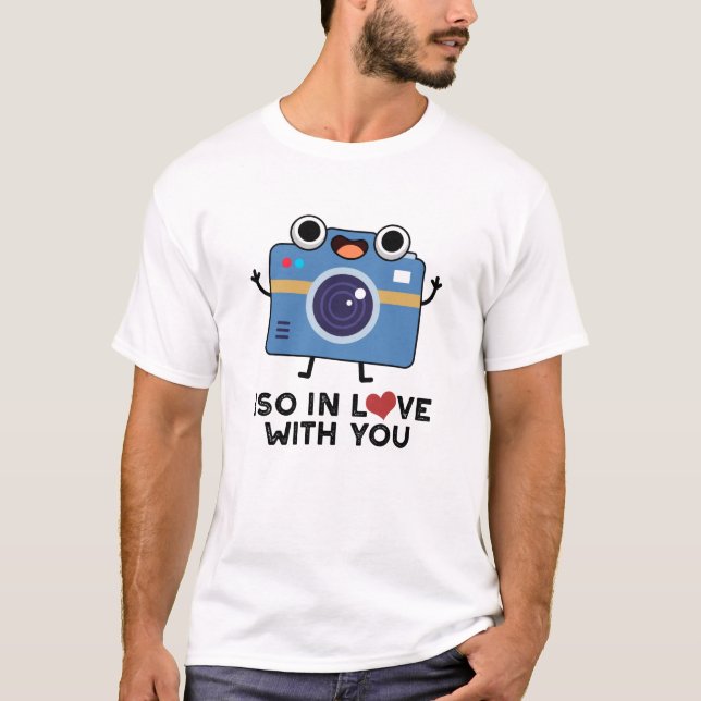 ISO in Liebe mit Ihrem lustigen Kamerapuffer T-Shirt (Vorderseite)