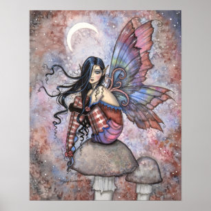 Isobel die introvertierte Feen-Fantasie-Kunstprint Poster
