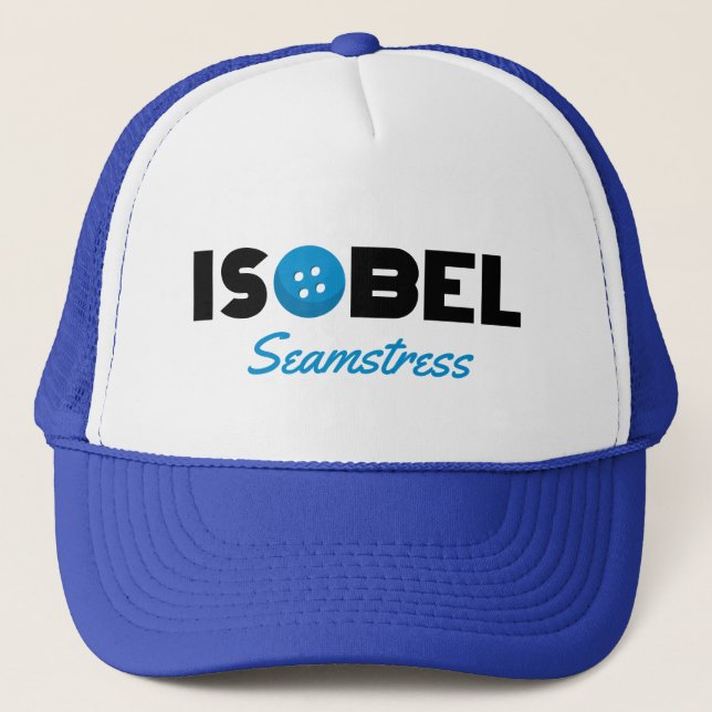 Isobel Seamstress Trucker Hat Truckerkappe (Vorderseite)